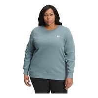 The North Face Women's Heritage Patch Sweatshirt, Plus Size Front_Flat