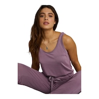Everyday Sunday Women's Modal Jumpsuit Front_Angled_Left