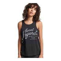 Superdry Women's Vintage Merch Tank Front_Angled_Left