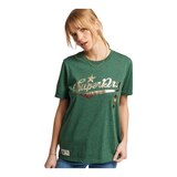 Superdry Women's Vintage Script Style T Shirt Front_Angled_Left