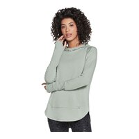 Skechers Women's Awakened Pullover Hoodie, French Terry, Kangaroo Pocket Front_Angled_Left