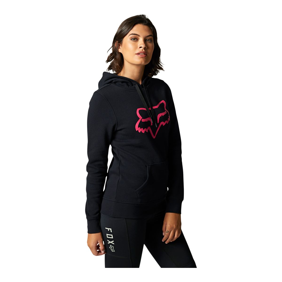 Fox Women's Boundary Pullover Hoodie, Midweight Fleece, Kangaroo Pocket