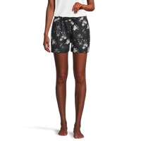 Ripzone Women's Claire Flannel Floral Pajama Shorts Front_Flat