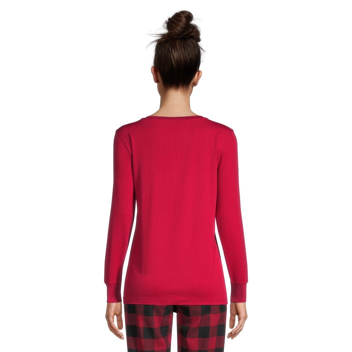 Ripzone Women's Willa Solid Henley Long Sleeve Pajama Shirt