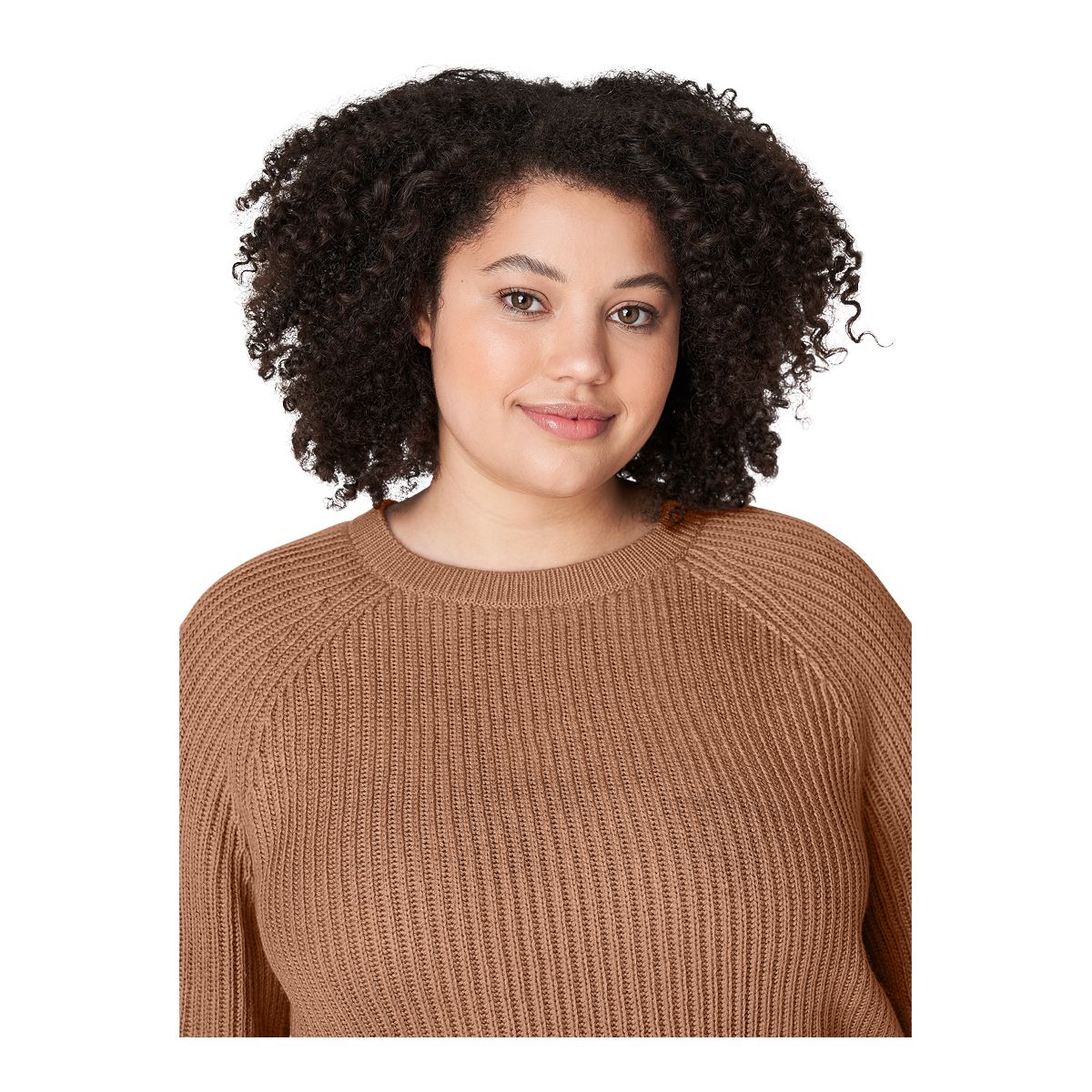 FWD Women's Plus Size Friday TCH Wool Slit Sweater