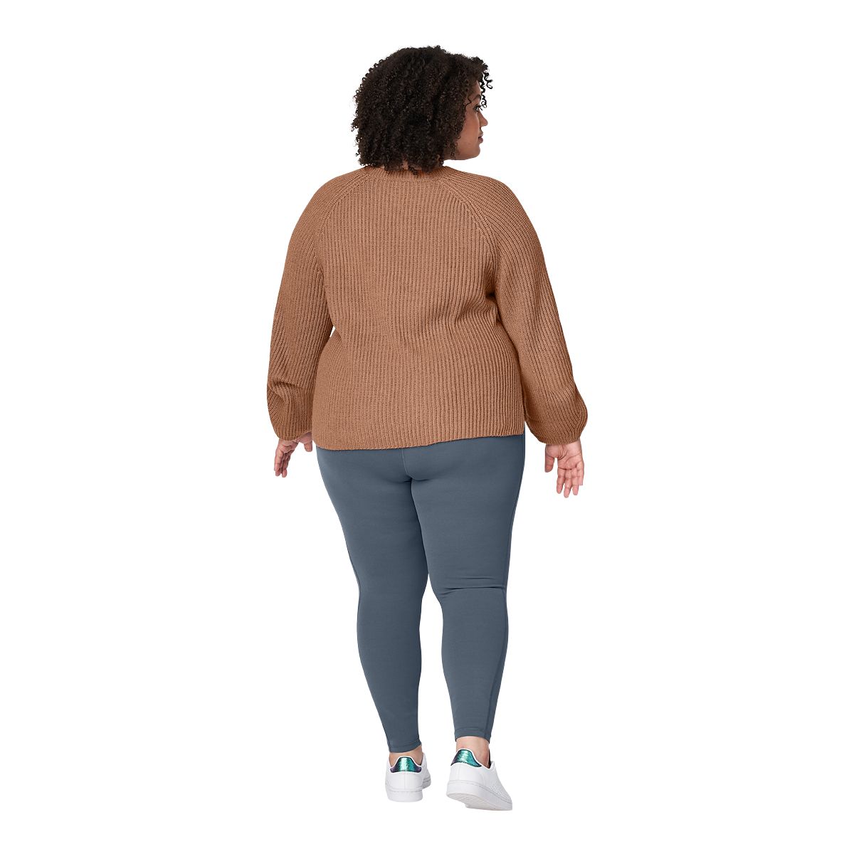 FWD Women's Plus Size Friday TCH Wool Slit Sweater