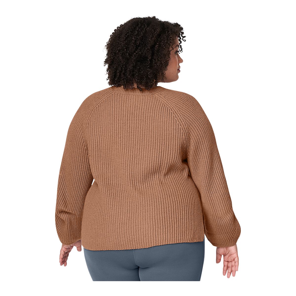 FWD Women's Plus Size Friday TCH Wool Slit Sweater