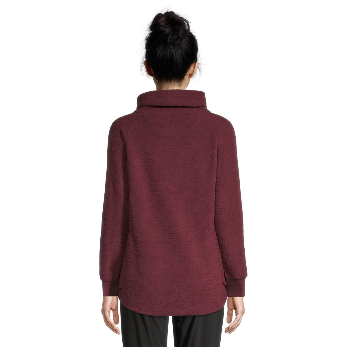 Woods Women's Copeland Turtleneck Fleece Sweatshirt, Plus Size