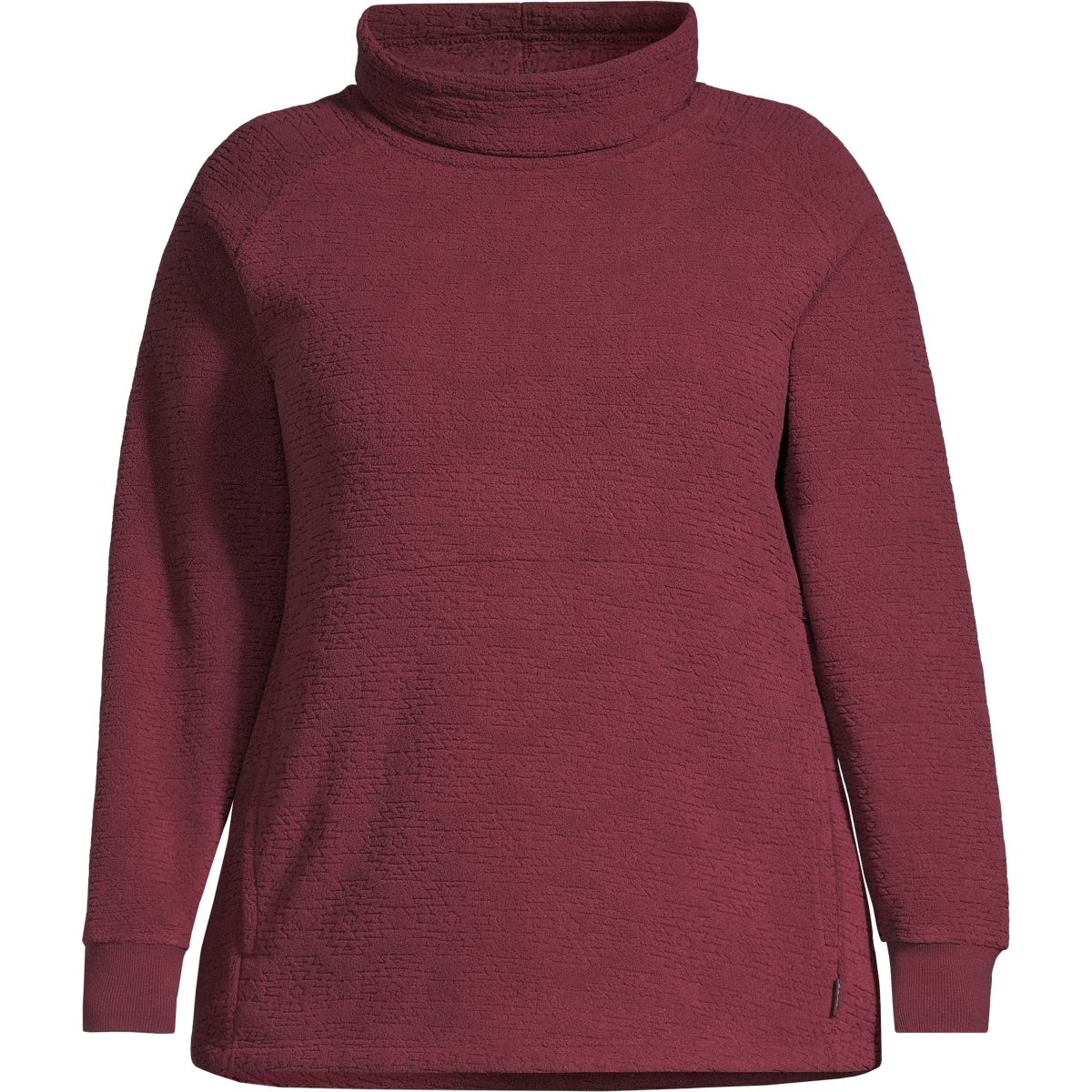 Woods Women's Copeland Turtleneck Fleece Sweatshirt, Plus Size