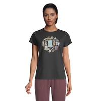 Woods Women's Cayley Graphic T Shirt Front_Flat