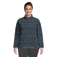 Woods Women's Blakiston Quarter Zip Fleece Sweatshirt Front_Flat