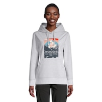 Woods Women's Lawson Pullover Hoodie Front_Flat