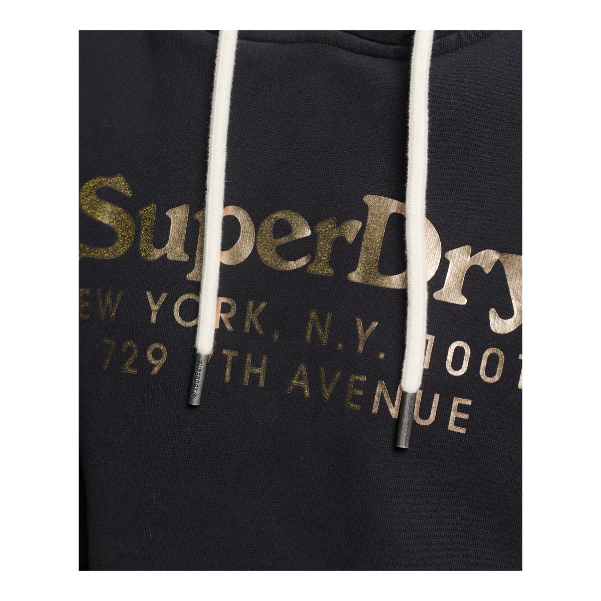 Superdry Women's Vintage Venue Pullover Hoodie, Kangaroo Pocket