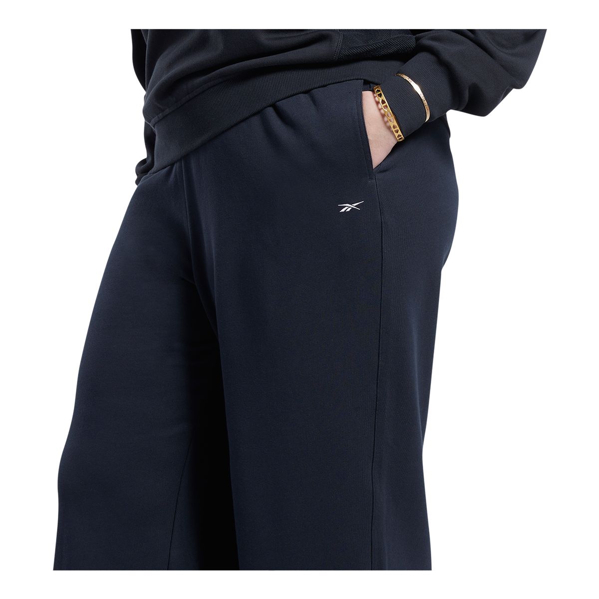 Reebok Women's Classics Wide Fit Wide Leg Pants, Casual