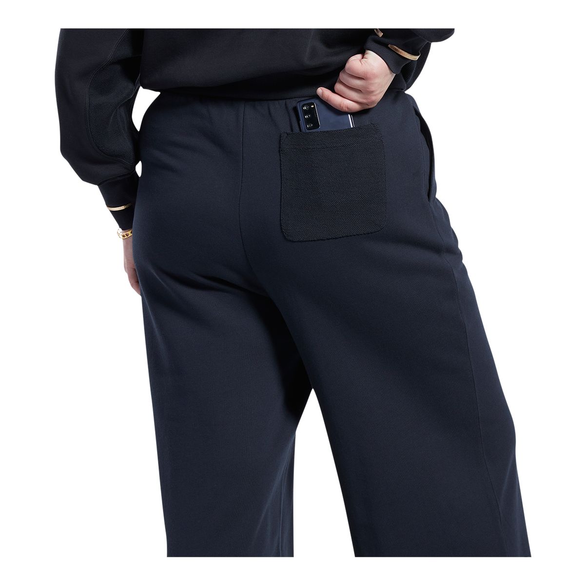 Reebok Women's Classics Wide Fit Wide Leg Pants, Casual