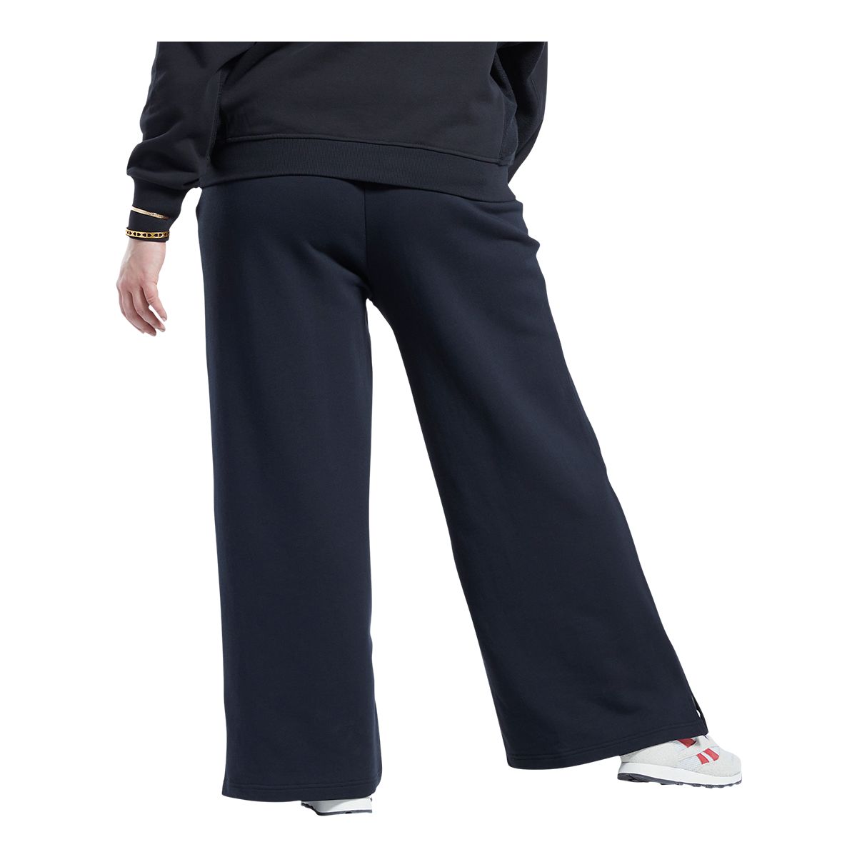 Reebok Women's Classics Wide Fit Wide Leg Pants, Casual