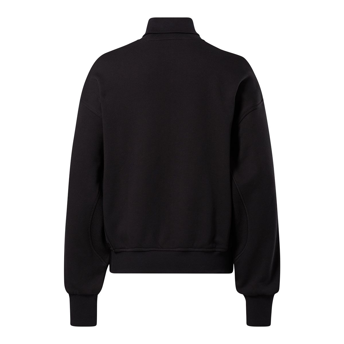 Reebok Women's Classics Wide Cotton Long Sleeve French Terry Shirt, Oversized