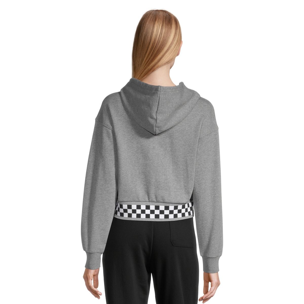 Vans Women's Boom Boom 88 Cropped Hoodie, Cotton Blend, Oversized