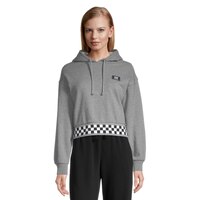 Vans Women's Boom Boom 88 Cropped Hoodie, Cotton Blend, Oversized Front_Flat