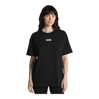 Vans Women's Flying V T Shirt, Oversized Front_Flat