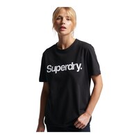 Superdry Women's CL T Shirt, Relaxed Fit Front_Angled_Left