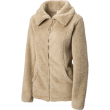 Skechers Women's Diamond Glacier Zip Up Sherpa Jacket, Oversized Front_Angled_Left