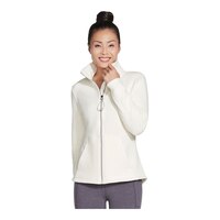 Skechers Women's GO SNUGGLE™ Mock Neck Fleece Jacket Front_Flat