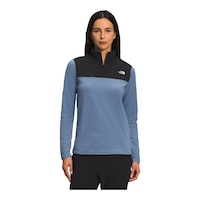 The North Face Women's TKA Glacier Fleece Pullover, Quick Dry, UPF Front_Flat