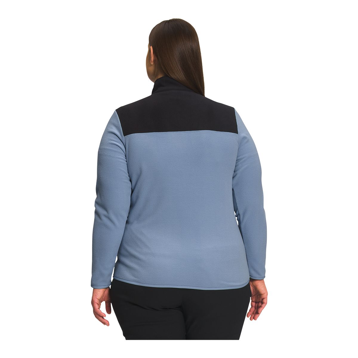 The North Face Women's TKA Glacier Quarter Zip Fleece Pullover, Plus Size