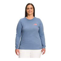 The North Face Women's Plus Size Graphic Injection Long Sleeve Shirt Front_Flat