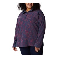 Columbia Women's Glacial™ IV Plus Size Sweatshirt Front_Angled_Left