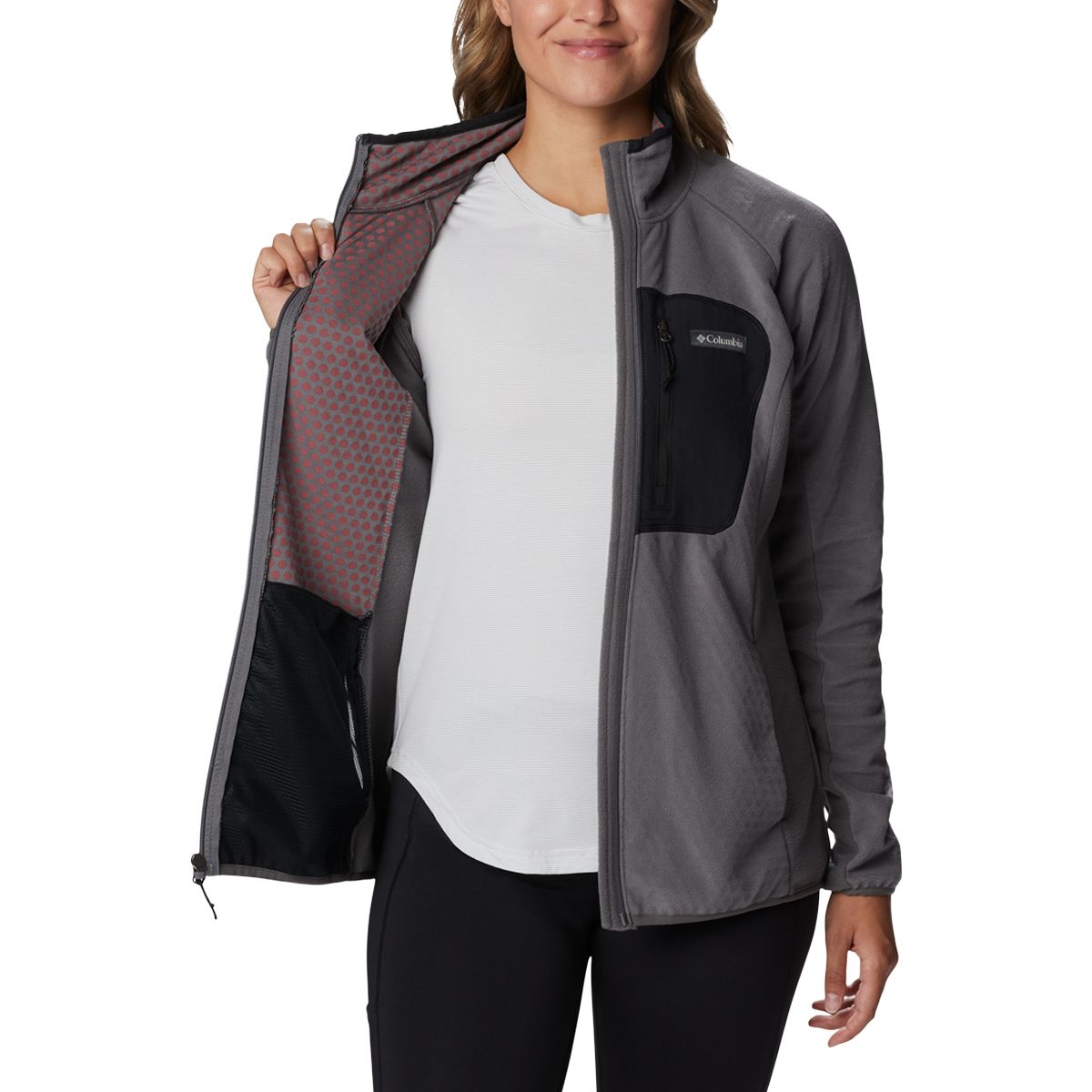 Columbia Women's Outdoor Tracks Zip Up Jacket Atmosphere