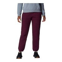 Columbia Women's Lodge™ Quilted Jogger Pants, Outdoor, Stretch Front_Flat