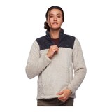 Black Diamond Women's Roadie Quarter Zip Fleece Sweatshirt, Kangaroo Pocket Front_Flat