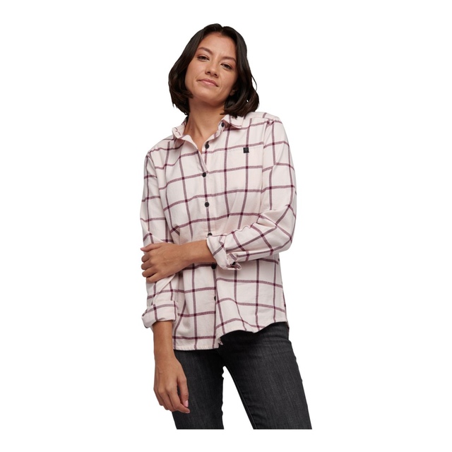 Black Diamond Women's Serenity Long Sleeve Flannel Plaid Shirt