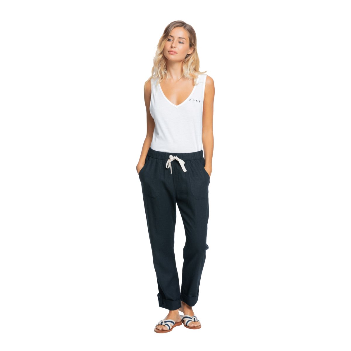 Roxy Women's On The Seashore Pants, Casual, Straight