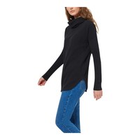 tentree Women's TreeWaffle Turtleneck Long Sleeve Shirt Front_Angled_Left