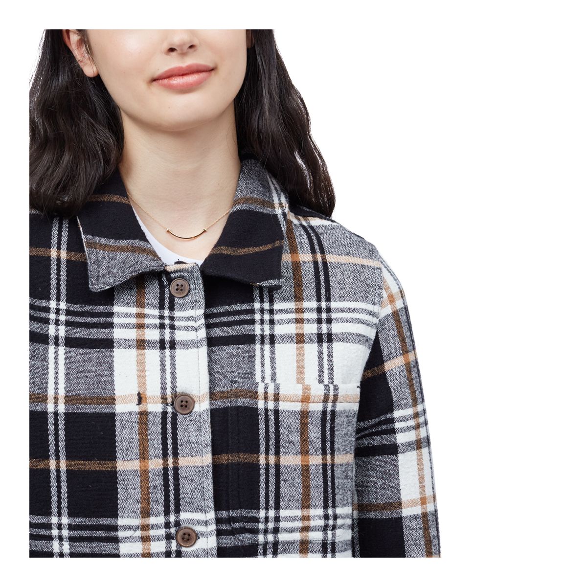 tentree Women's Flannel Utility Jacket