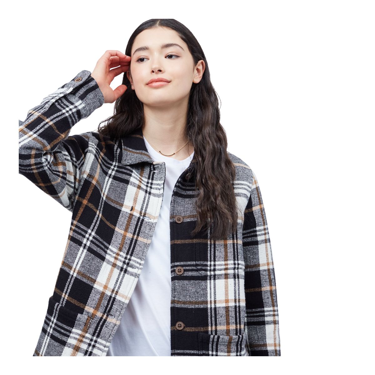tentree Women's Flannel Utility Jacket