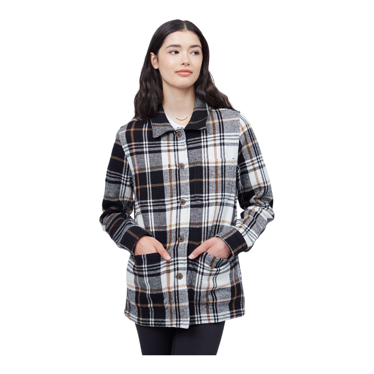 tentree Women's Flannel Utility Jacket
