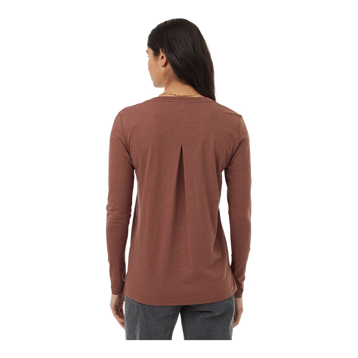 tentree Women's TreeBlend V-Neck Long Sleeve T-Shirt