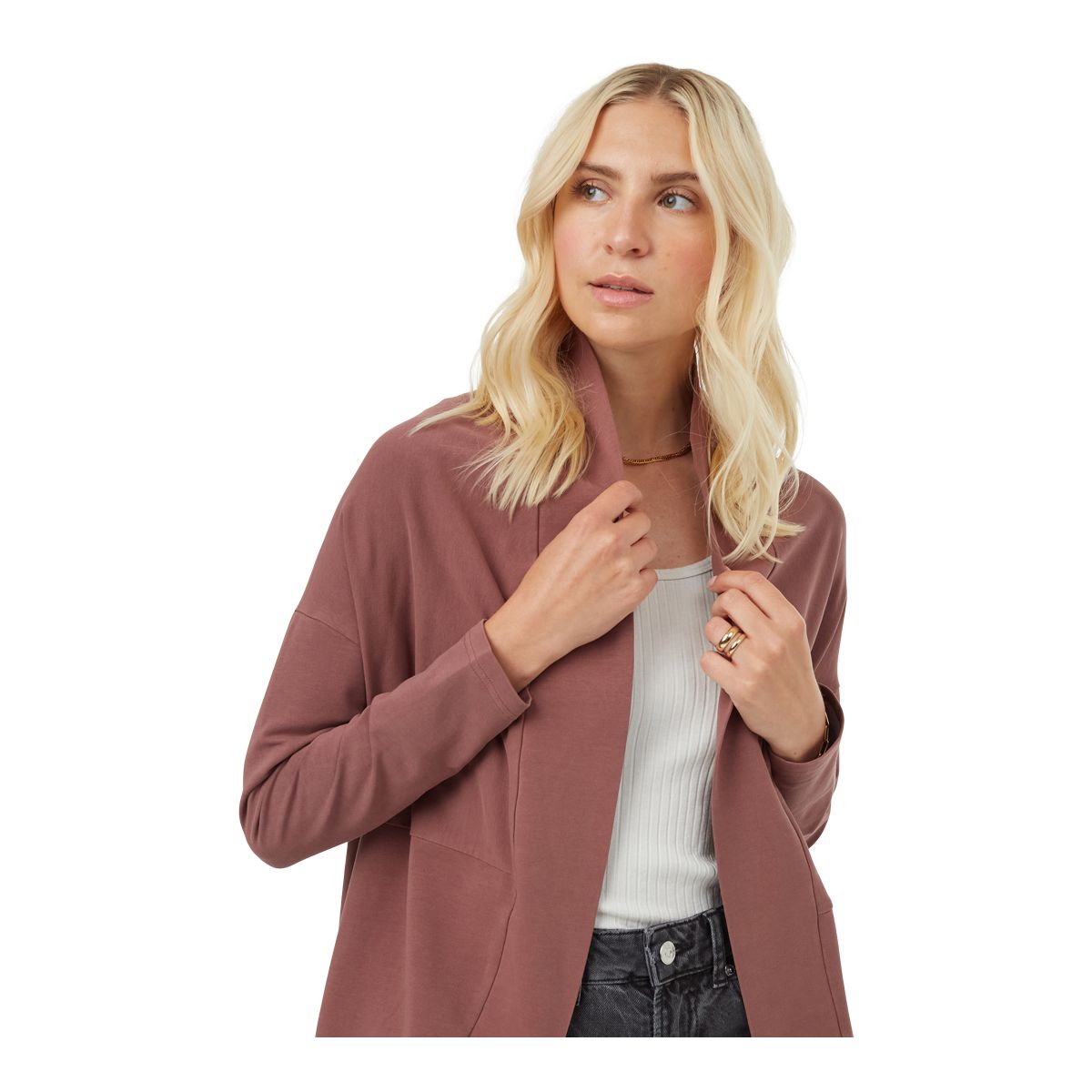 tentree Women s French Terry Cacoon Cardigan SportChek