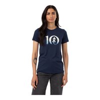 tentree Women's Mountain Sunset Ten Logo T Shirt Front_Flat
