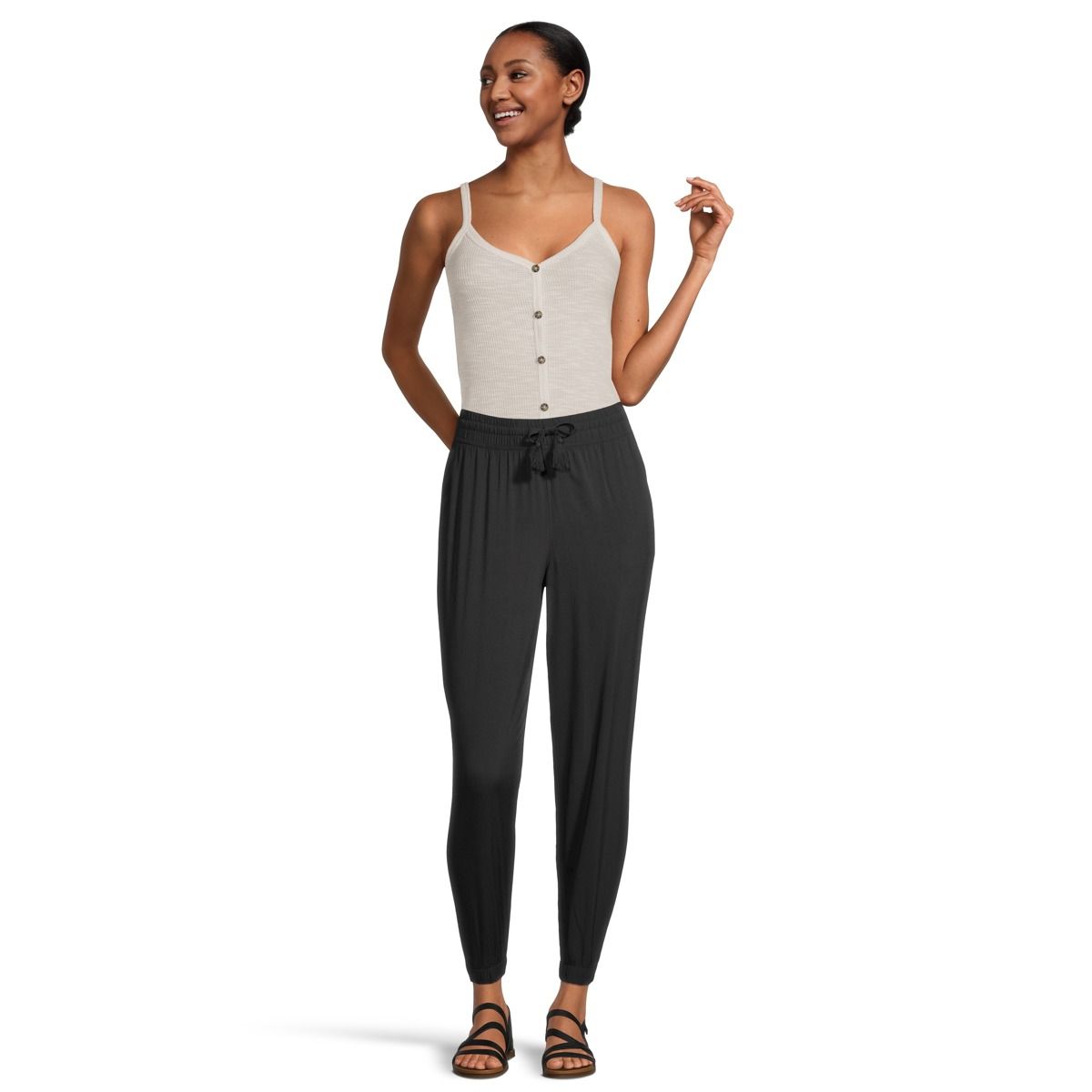 Ripzone Women's Stories Jogger Pants, Casual, Relaxed Fit, Mid Rise, Cropped