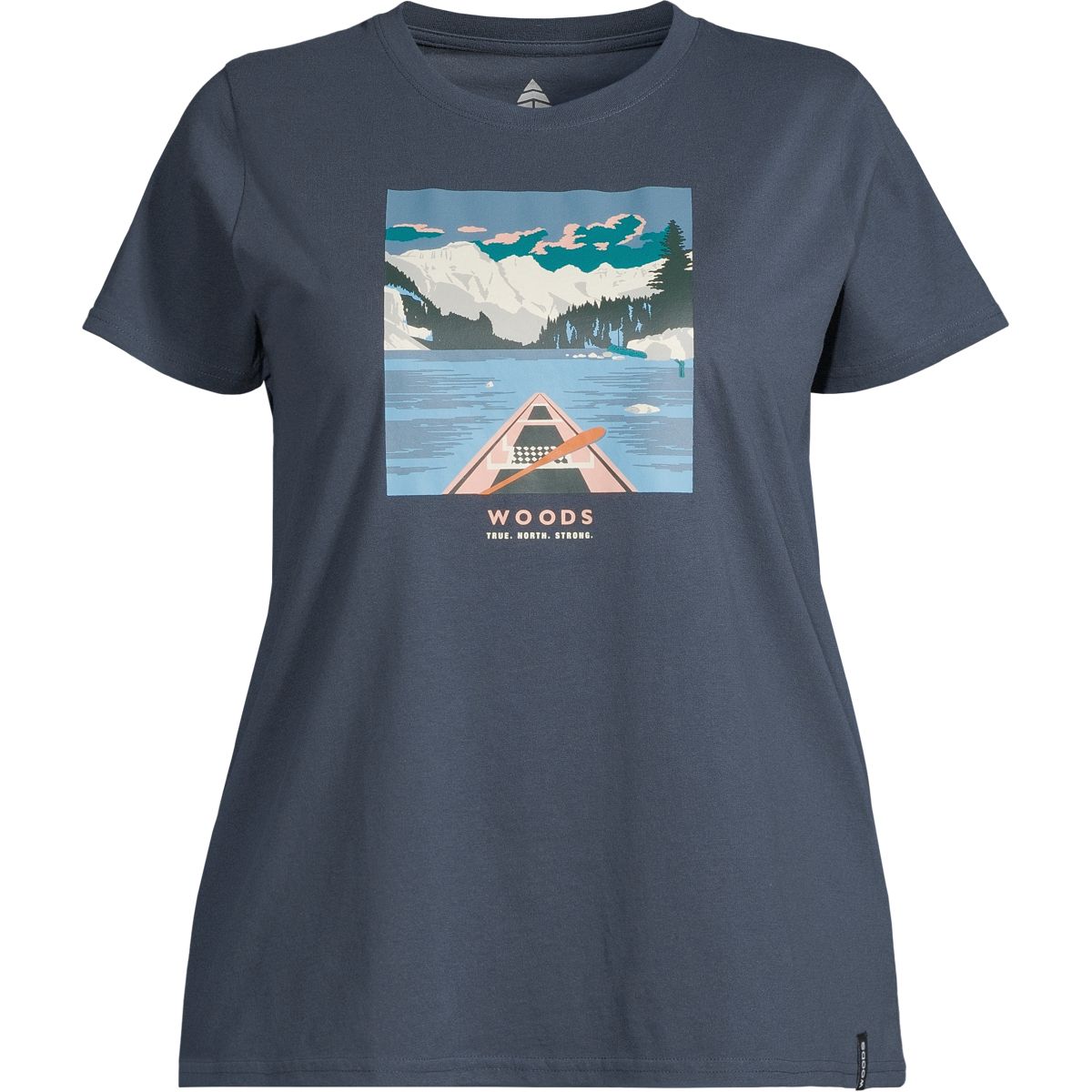 Woods Women's Plus Size Cayley Canoe T Shirt