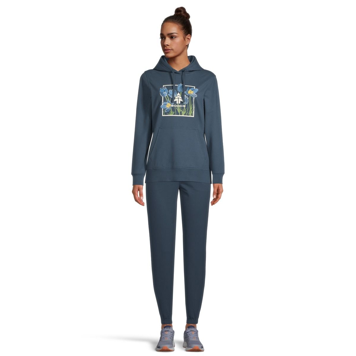 Woods Women's Lawson Floral Printed Hoodie