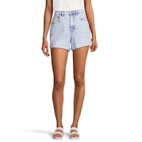 Ripzone Women's Brooks Denim Shorts Front_Flat