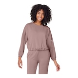 FWD Women's Free Terry Cropped Shirt Front_Flat