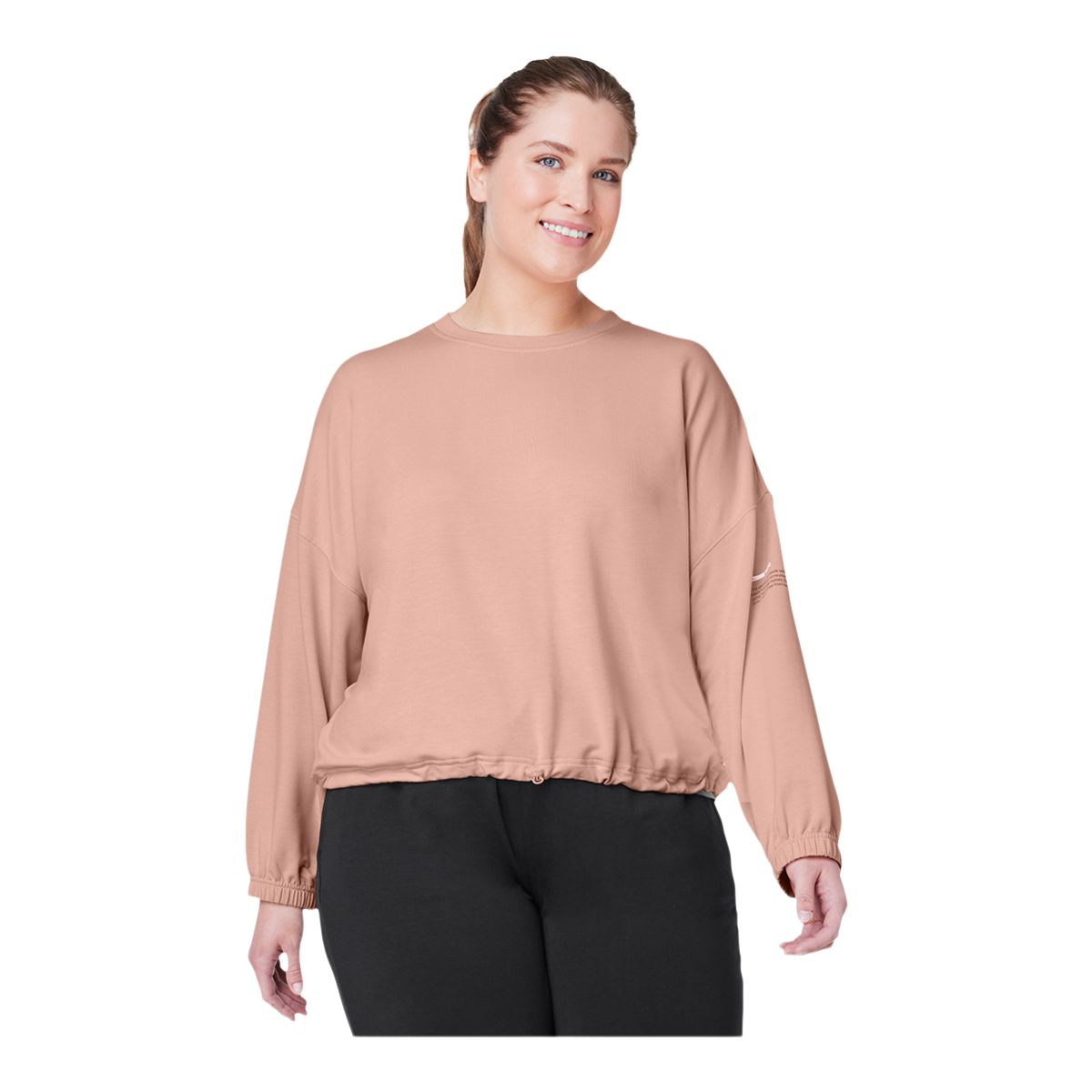 FWD Women's Free Terry Cropped Long Sleeve Shirt