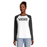 Vans Women's Flying V Raglan Long Sleeve T Shirt Front_Flat